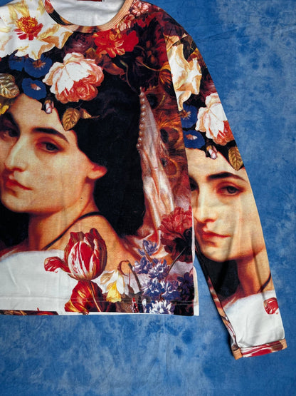 Longsleeve Cowbys & Angels Art 00s M | Piggy Boxer Vintage Shop