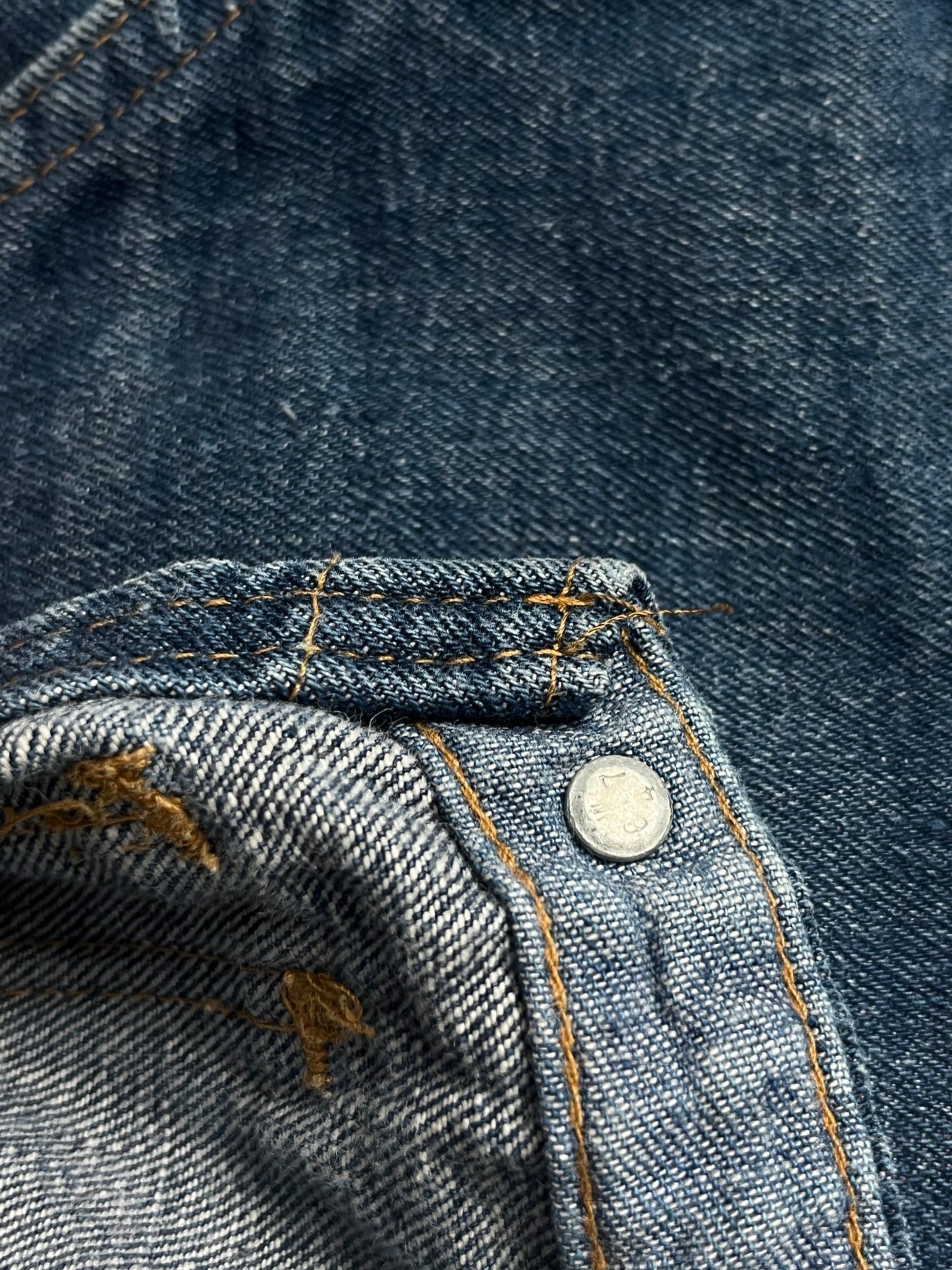 Ogrodniczki Levi's Plowboy "Farmers, Mechanics & Miners" 80s 27x34 | Piggy Boxer Vintage Shop