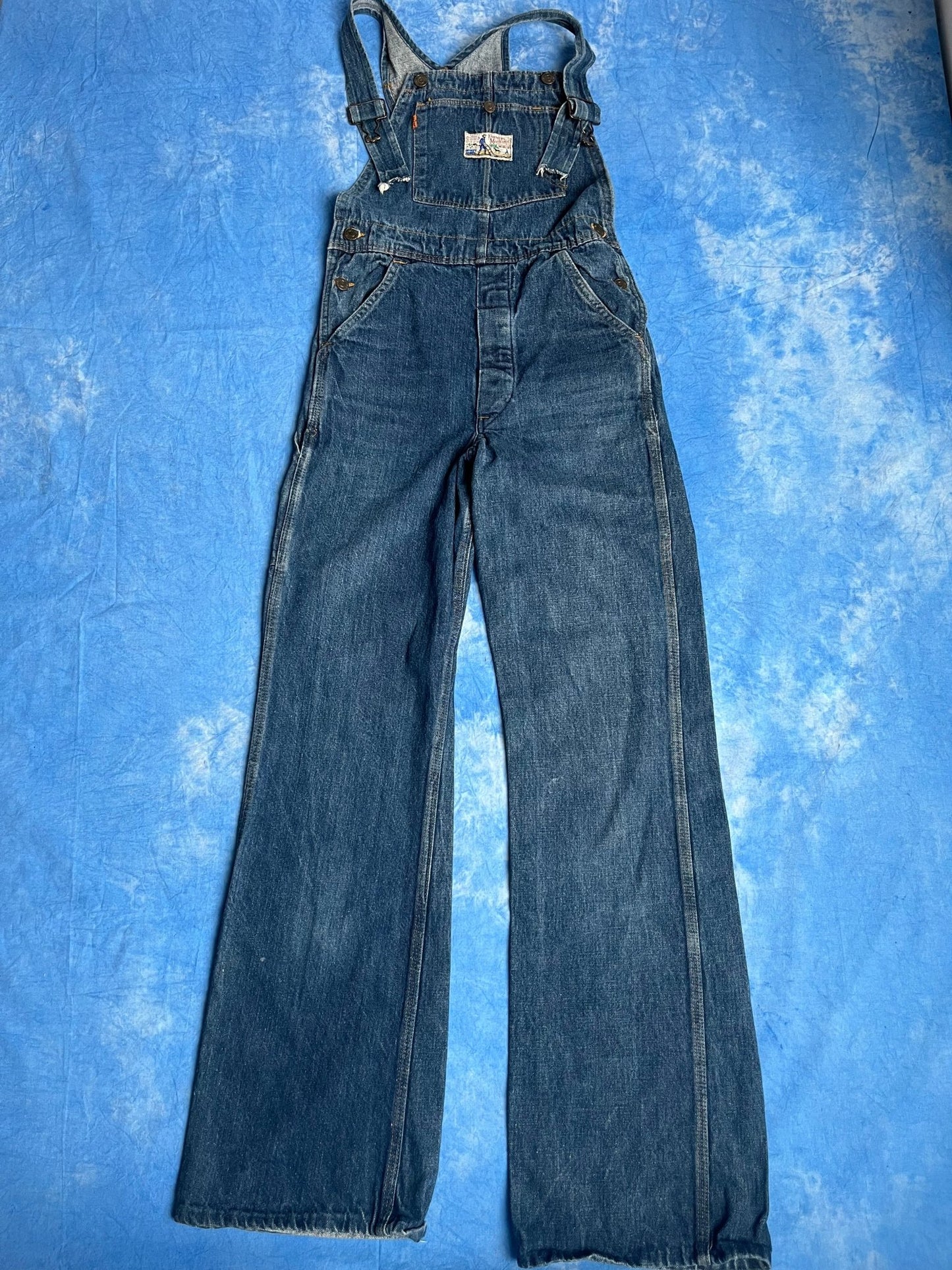 Ogrodniczki Levi's Plowboy "Farmers, Mechanics & Miners" 80s 27x34 | Piggy Boxer Vintage Shop