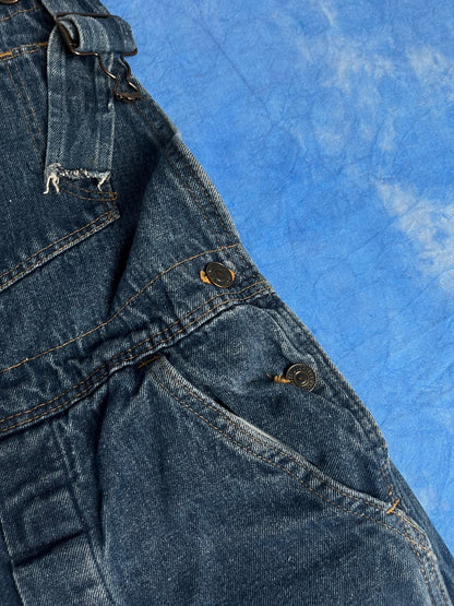 Ogrodniczki Levi's Plowboy "Farmers, Mechanics & Miners" 80s 27x34 | Piggy Boxer Vintage Shop