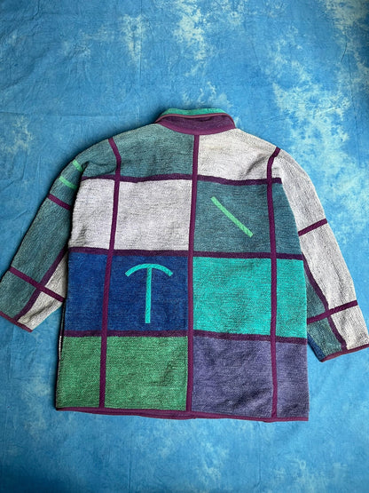 Płaszcz Annikki Karvinen Fińska Projektantka 90s M | Piggy Boxer Vintage Shop