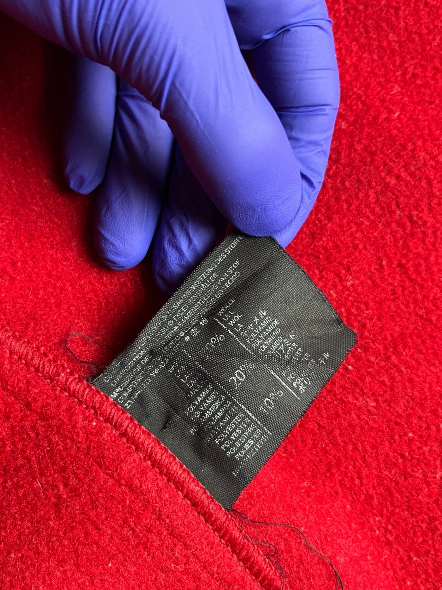 Płaszcz Czerwona Budrysówka Wełniana 90s M | Piggy Boxer Vintage Shop