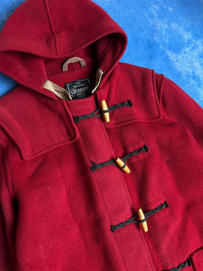 Płaszcz Czerwona Budrysówka Wełniana 90s M | Piggy Boxer Vintage Shop