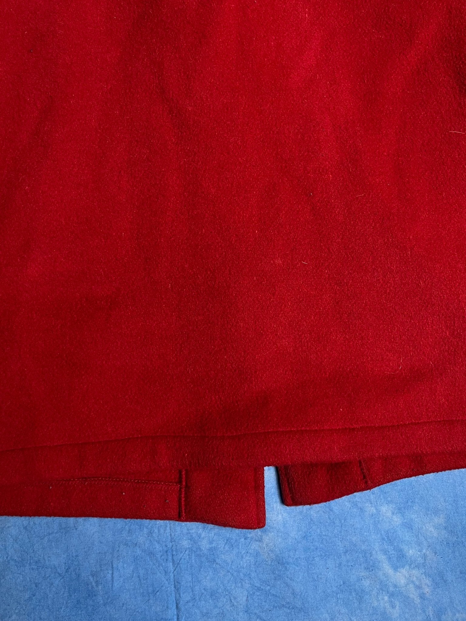 Płaszcz Czerwona Budrysówka Wełniana 90s M | Piggy Boxer Vintage Shop