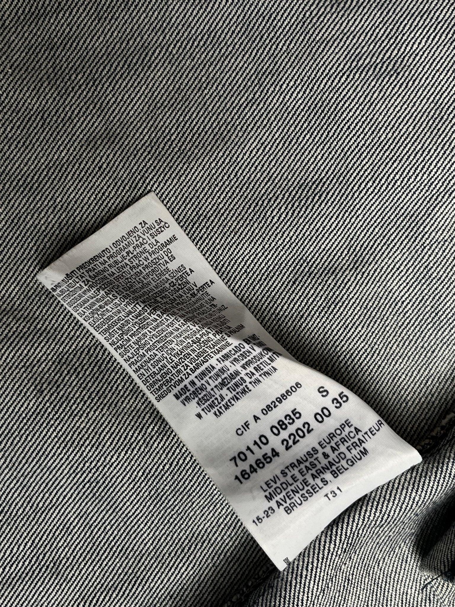 Płaszcz Jeansowy Levi's Engineered Jeans Girls 00s S | Piggy Boxer Vintage Shop