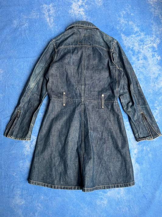 Płaszcz Jeansowy Levi's Engineered Jeans Girls 00s S | Piggy Boxer Vintage Shop