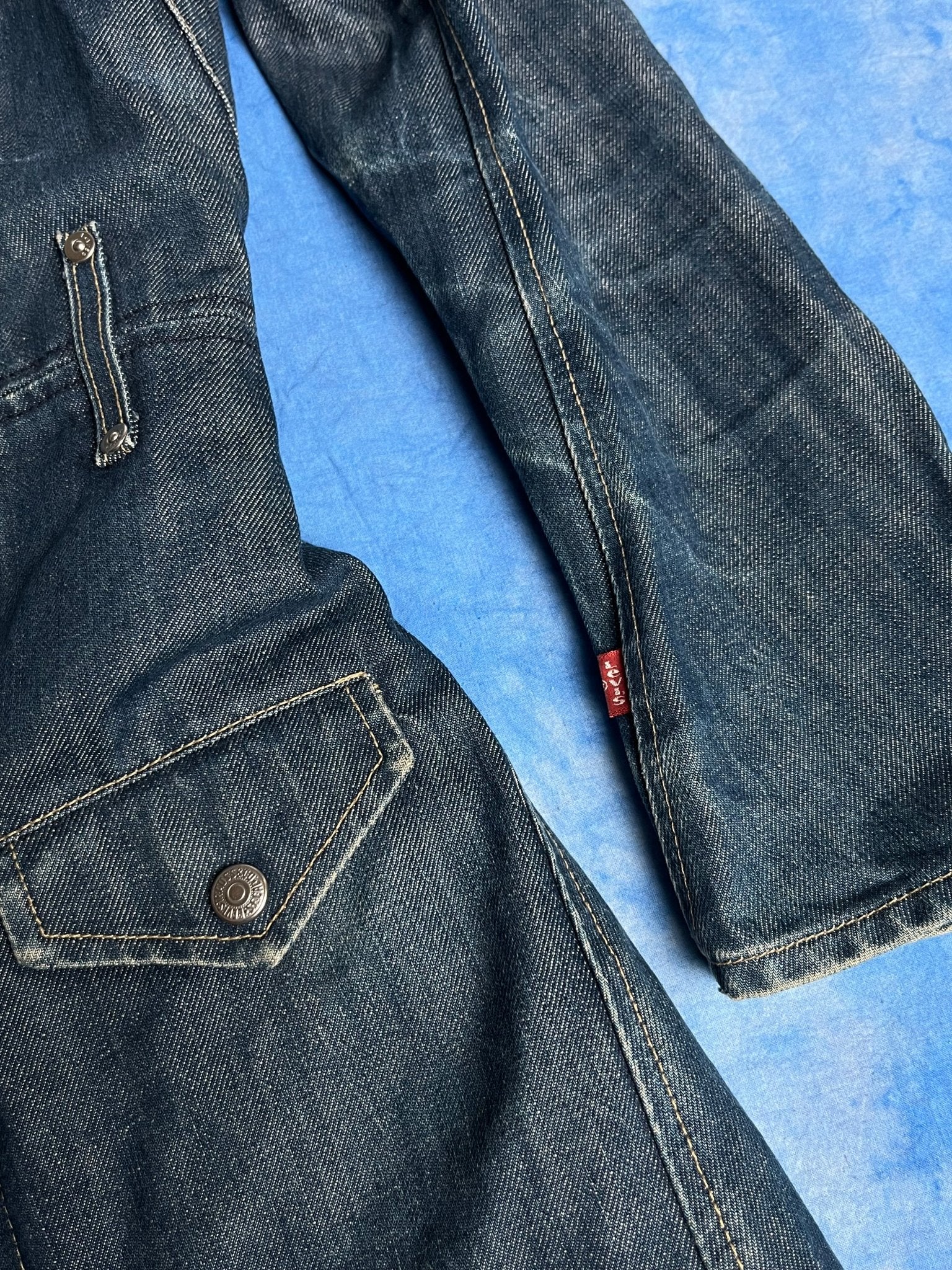 Płaszcz Jeansowy Levi's Engineered Jeans Girls 00s S | Piggy Boxer Vintage Shop