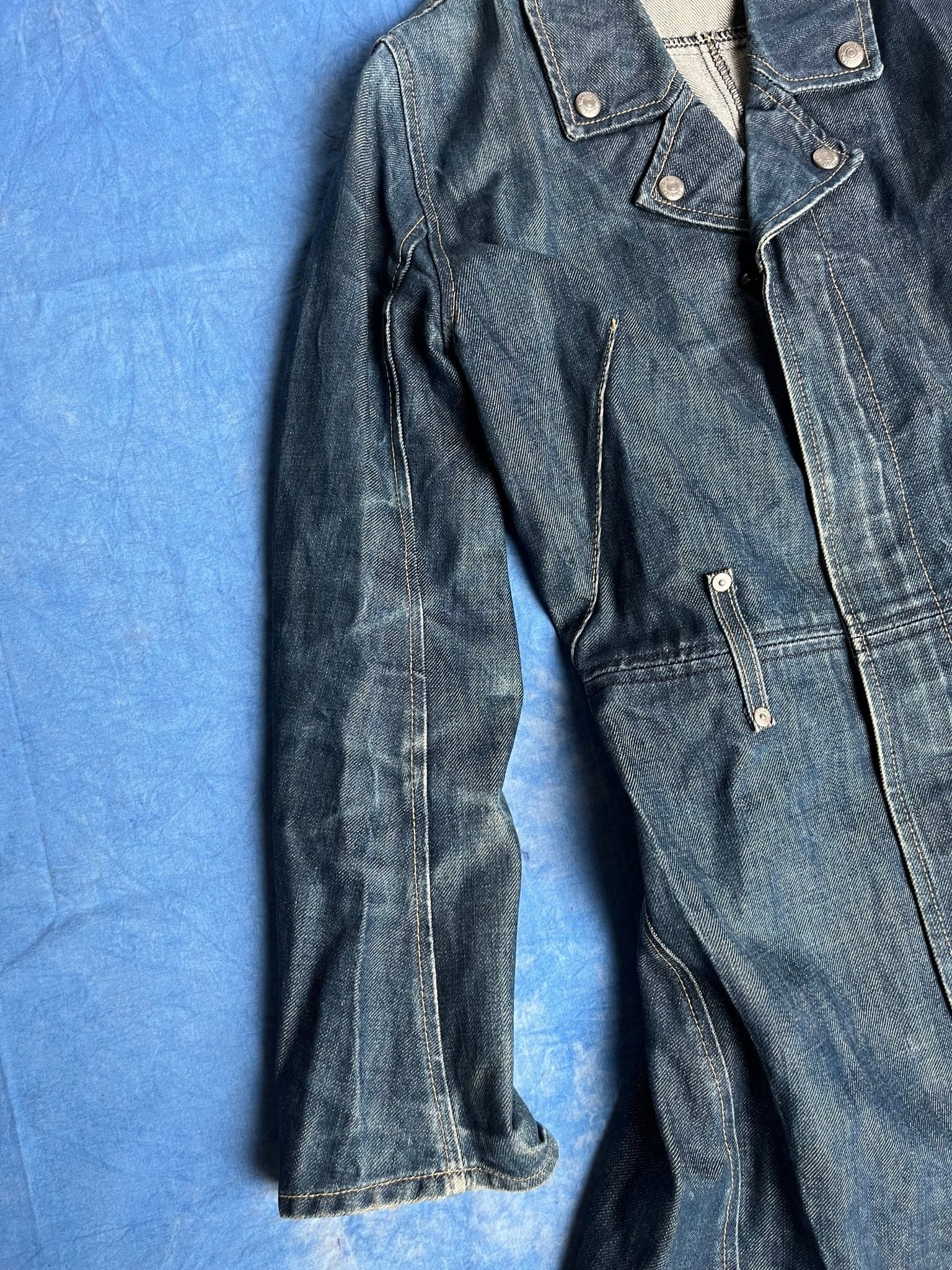 Płaszcz Jeansowy Levi's Engineered Jeans Girls 00s S | Piggy Boxer Vintage Shop