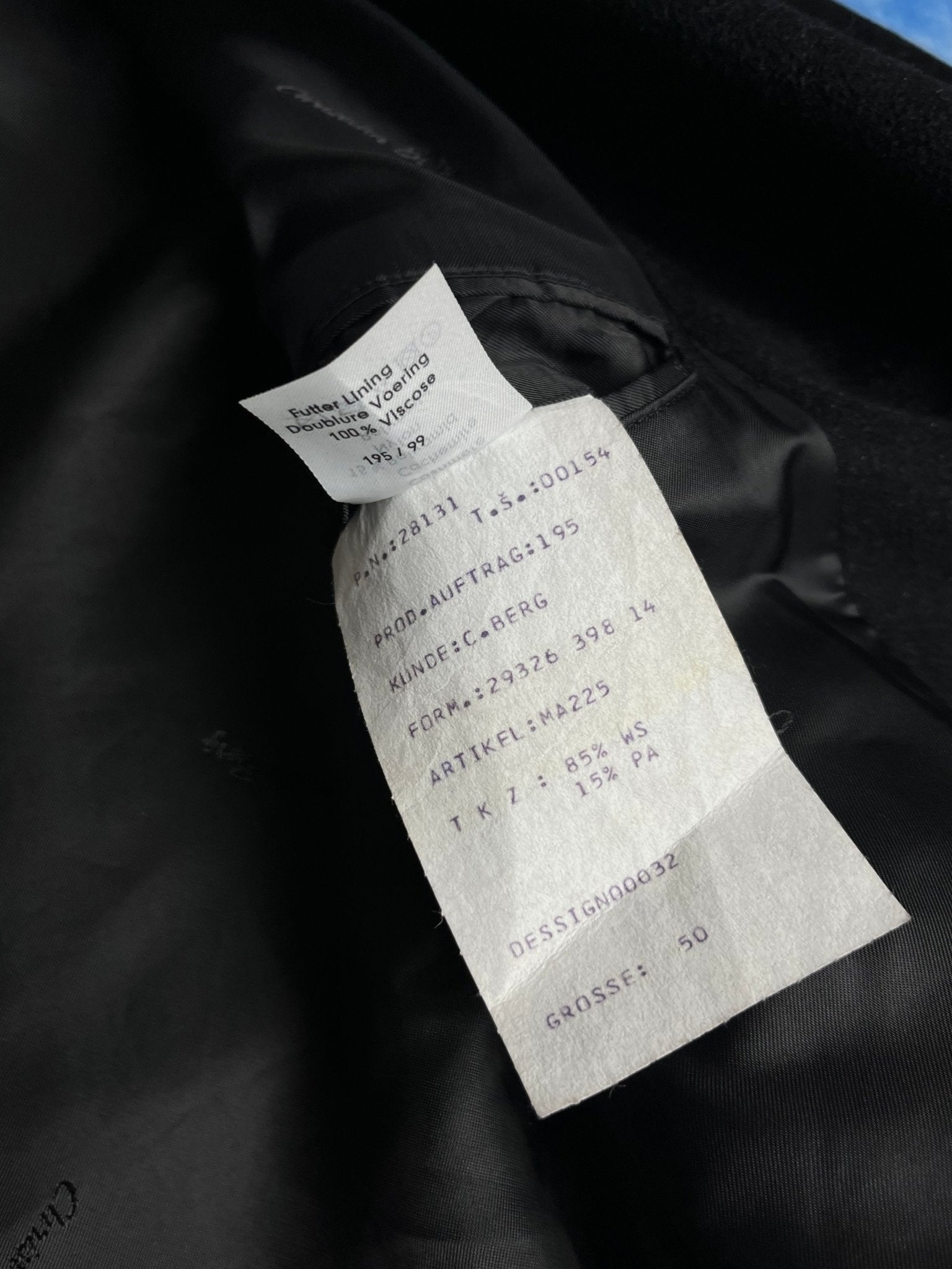 Płaszcz Kaszmirowy Christian Berg M - L | Piggy Boxer Vintage Shop