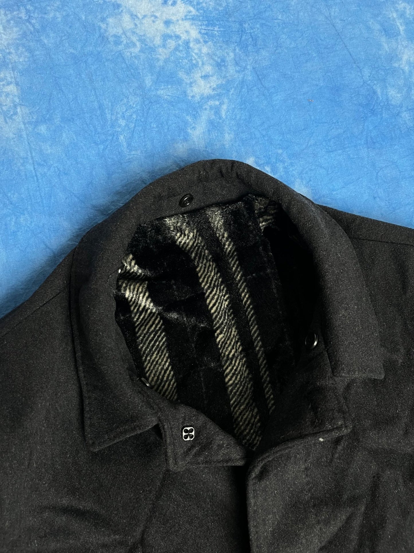 Płaszcz Kaszmirowy Wełniany Bosmod 90s XL | Piggy Boxer Vintage Shop