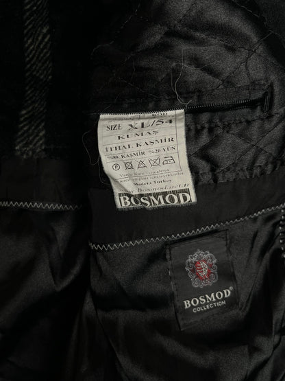 Płaszcz Kaszmirowy Wełniany Bosmod 90s XL | Piggy Boxer Vintage Shop