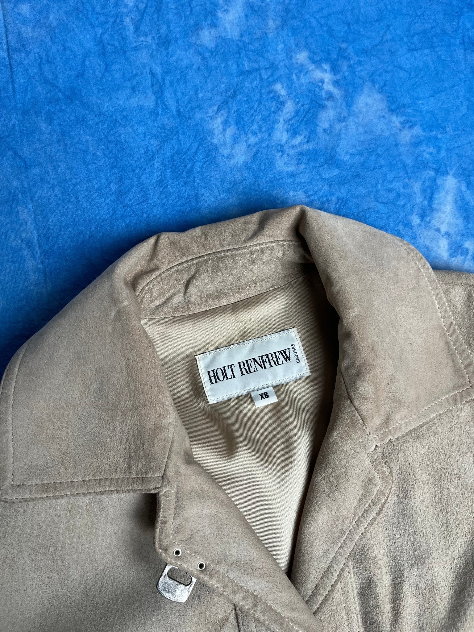 Płaszcz Skórzany Holt Renfrew 90s XS | Piggy Boxer Vintage Shop