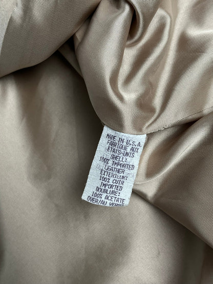 Płaszcz Skórzany Holt Renfrew 90s XS | Piggy Boxer Vintage Shop