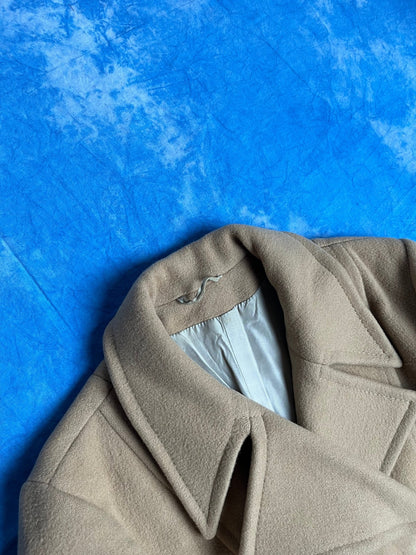 Płaszcz Wełniany Pure New Wool 90s M | Piggy Boxer Vintage Shop