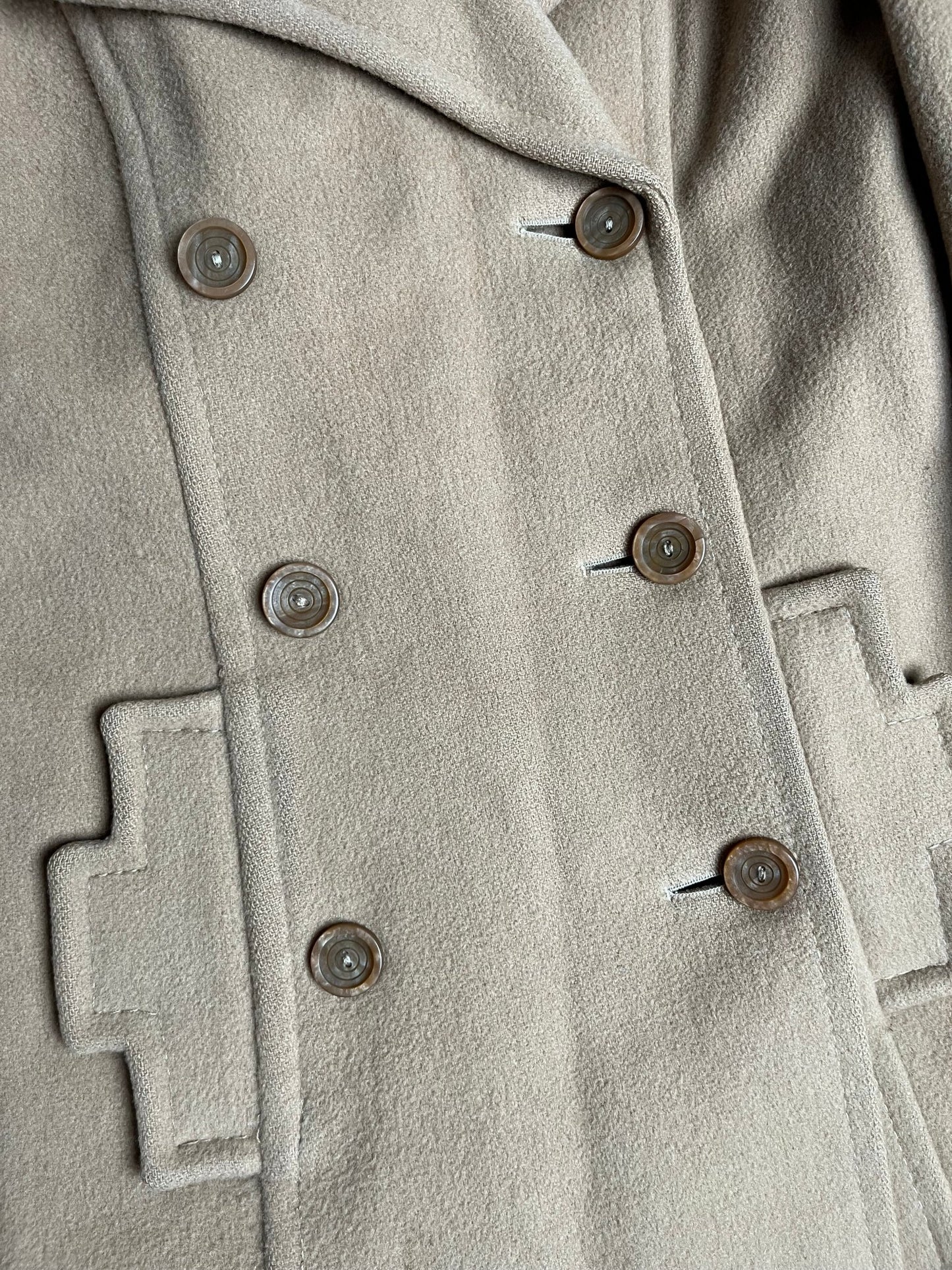 Płaszcz Wełniany Pure New Wool 90s M | Piggy Boxer Vintage Shop