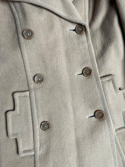 Płaszcz Wełniany Pure New Wool 90s M | Piggy Boxer Vintage Shop