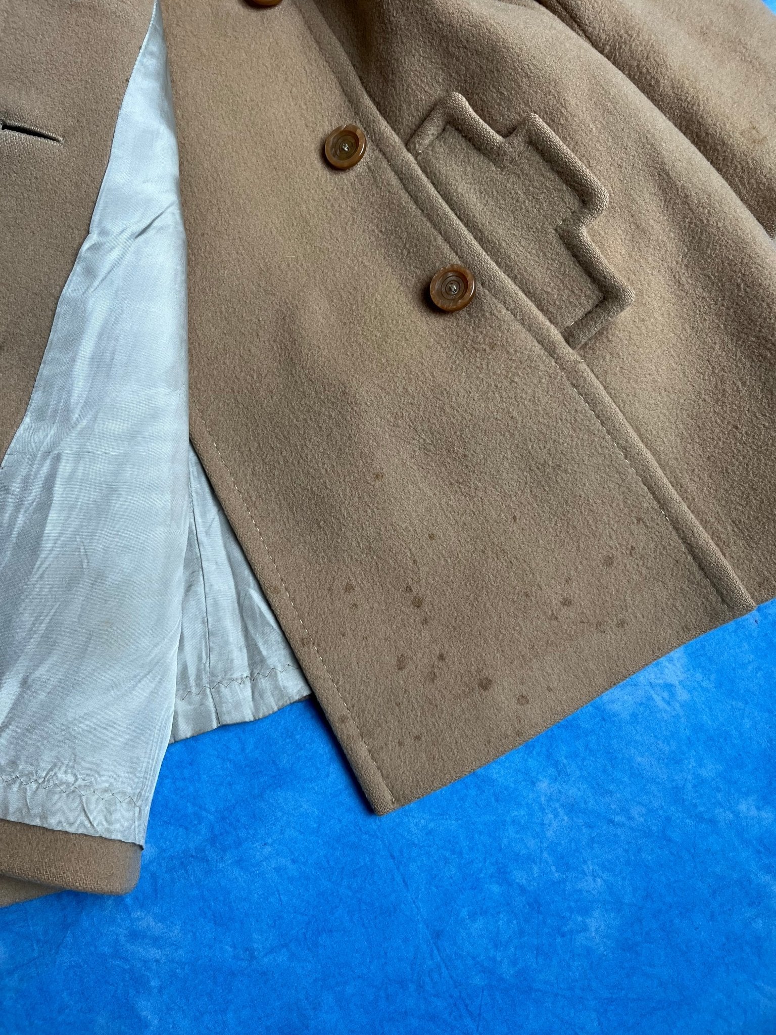 Płaszcz Wełniany Pure New Wool 90s M | Piggy Boxer Vintage Shop