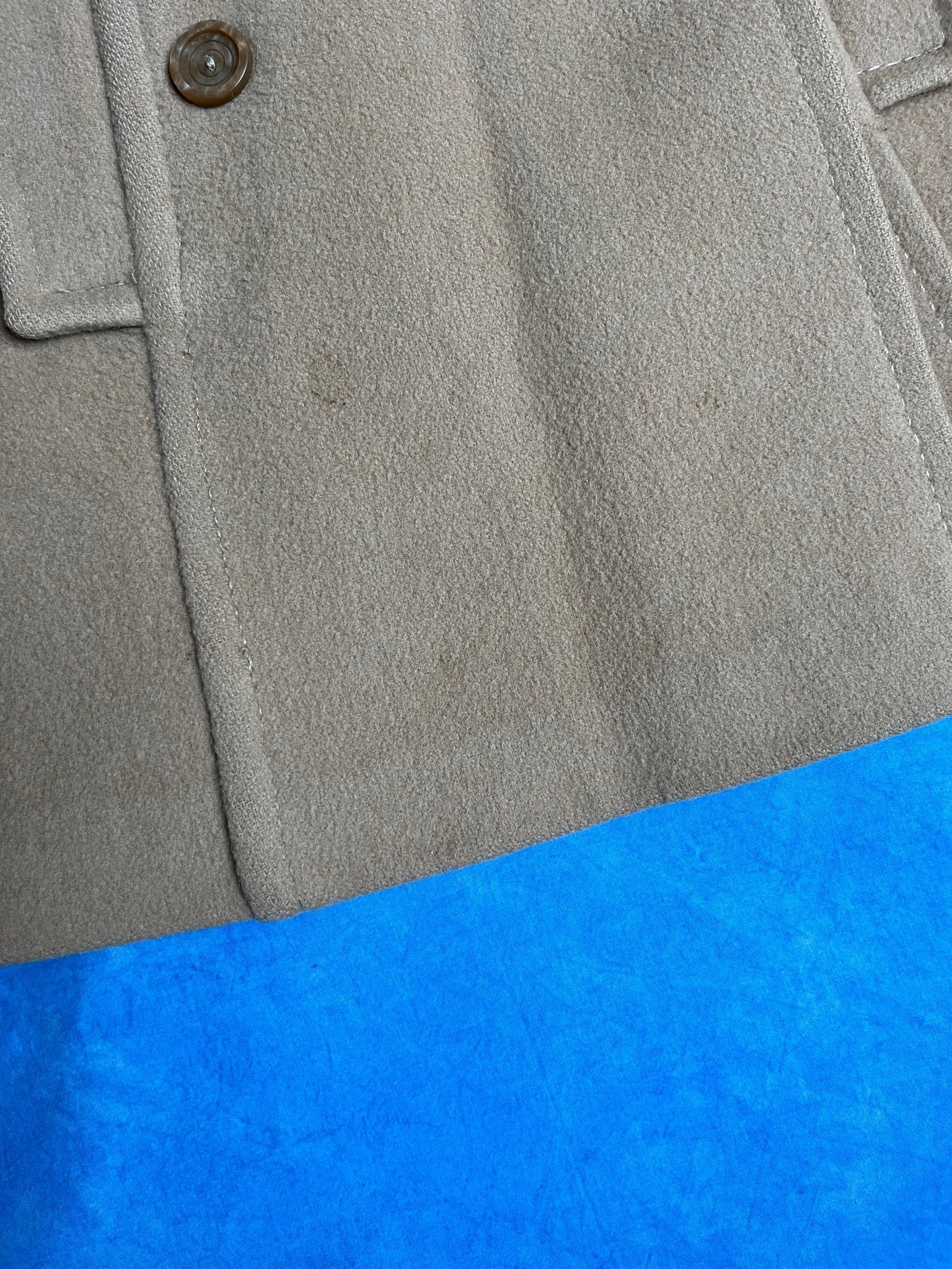 Płaszcz Wełniany Pure New Wool 90s M | Piggy Boxer Vintage Shop