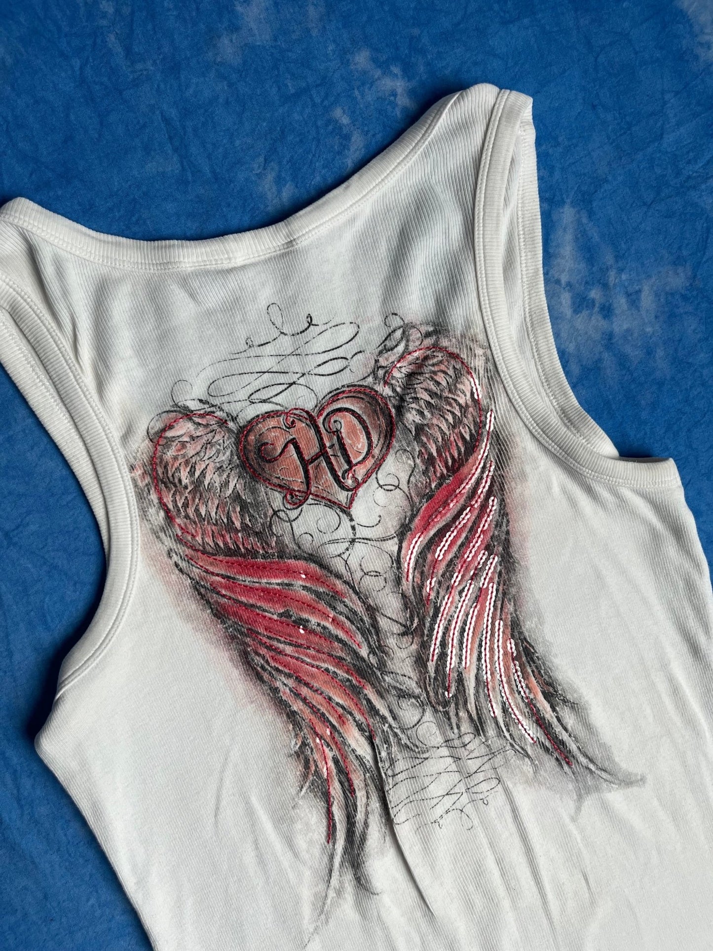 Podkoszulek Harley Davidson Angel 00s XS | Piggy Boxer Vintage Shop