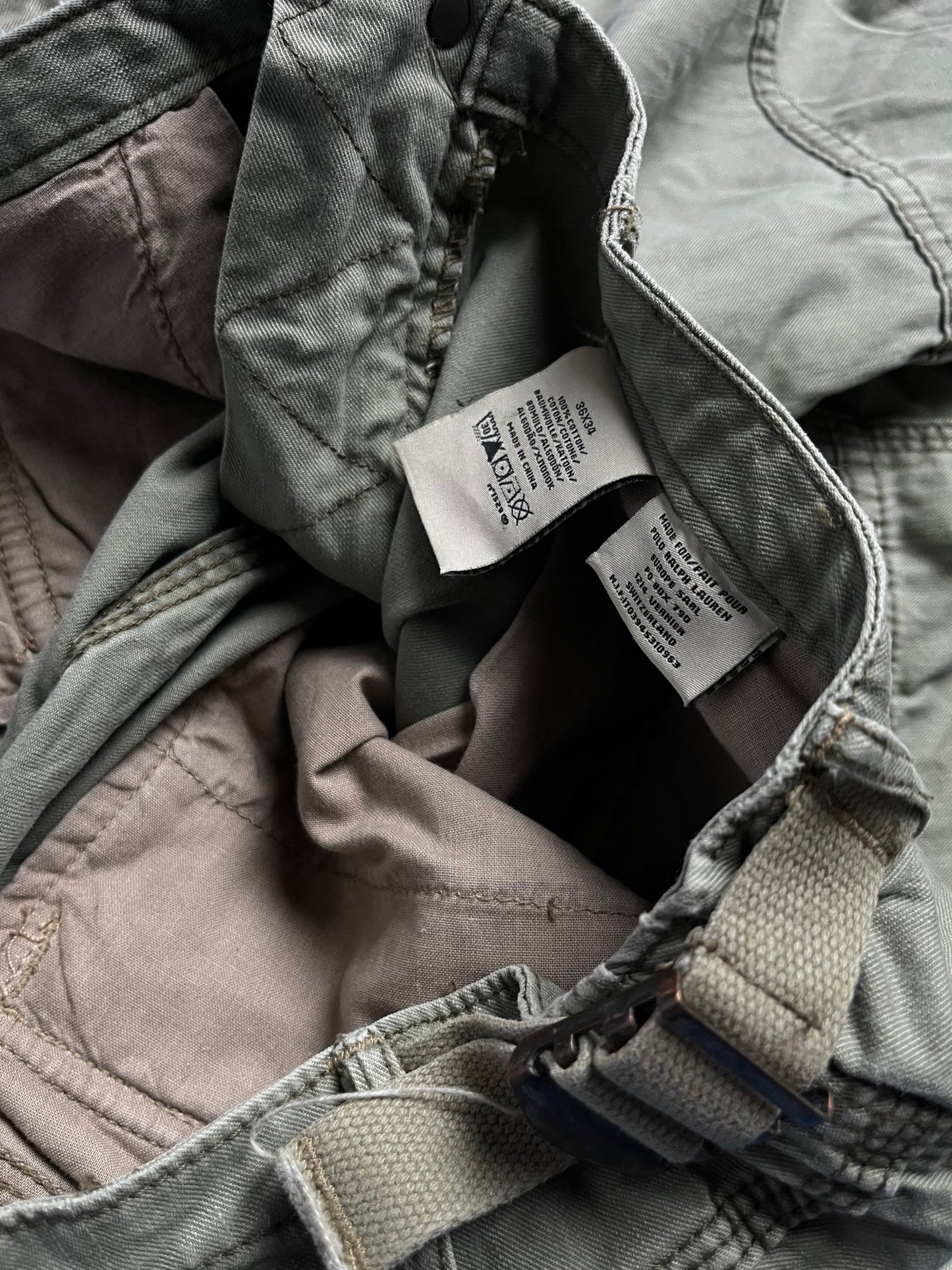 Spodnie Cargo Ralph Lauren Polo Jeans 00s 36x34 | Piggy Boxer Vintage Shop