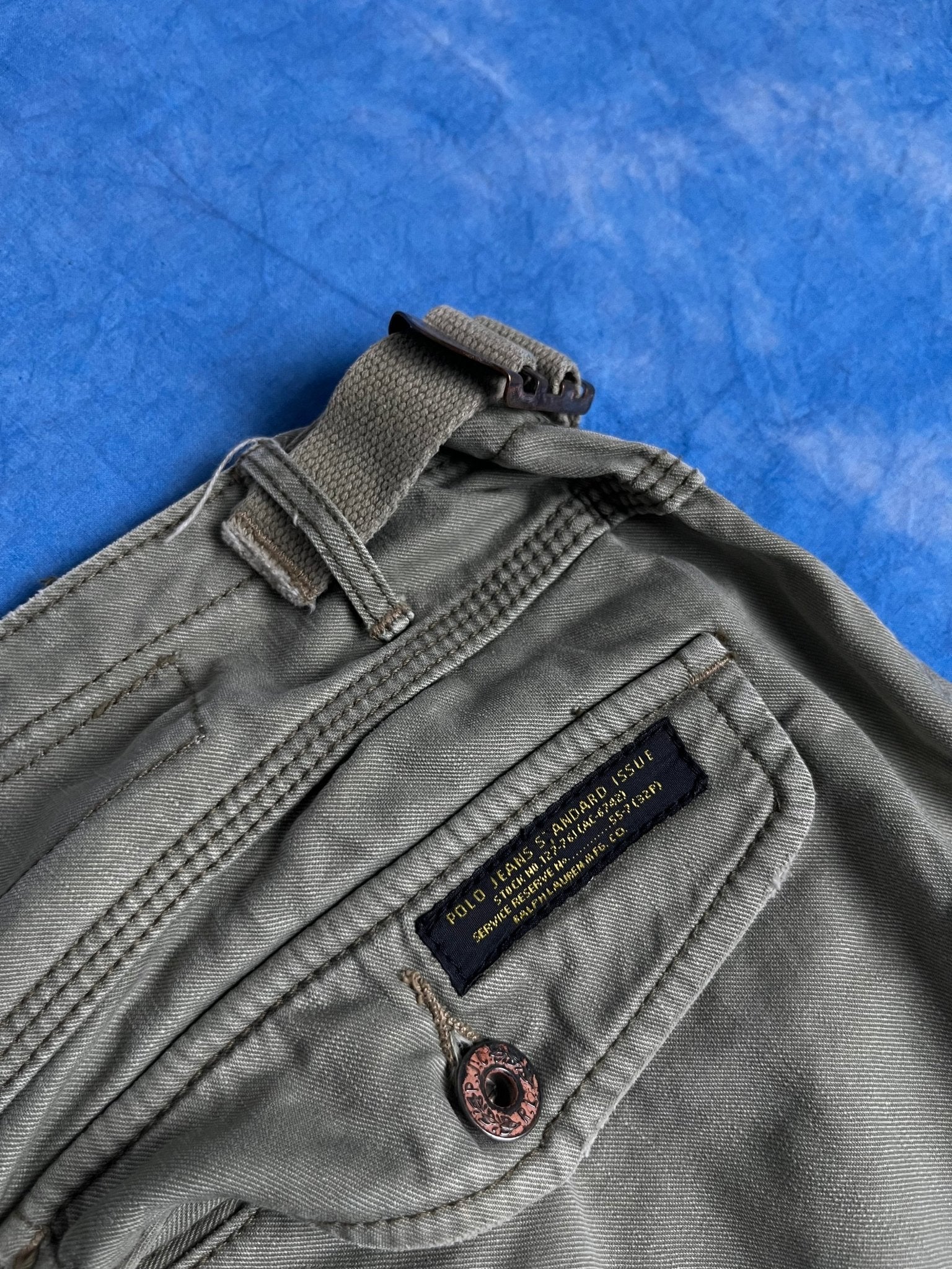 Spodnie Cargo Ralph Lauren Polo Jeans 00s 36x34 | Piggy Boxer Vintage Shop