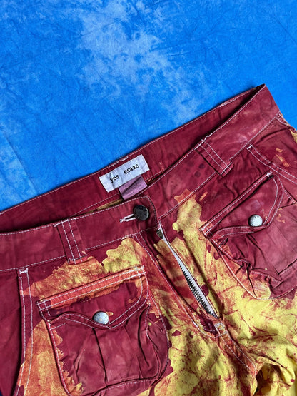 Spodnie Custom Dzwony Yes Esaac 00s S | Piggy Boxer Vintage Shop