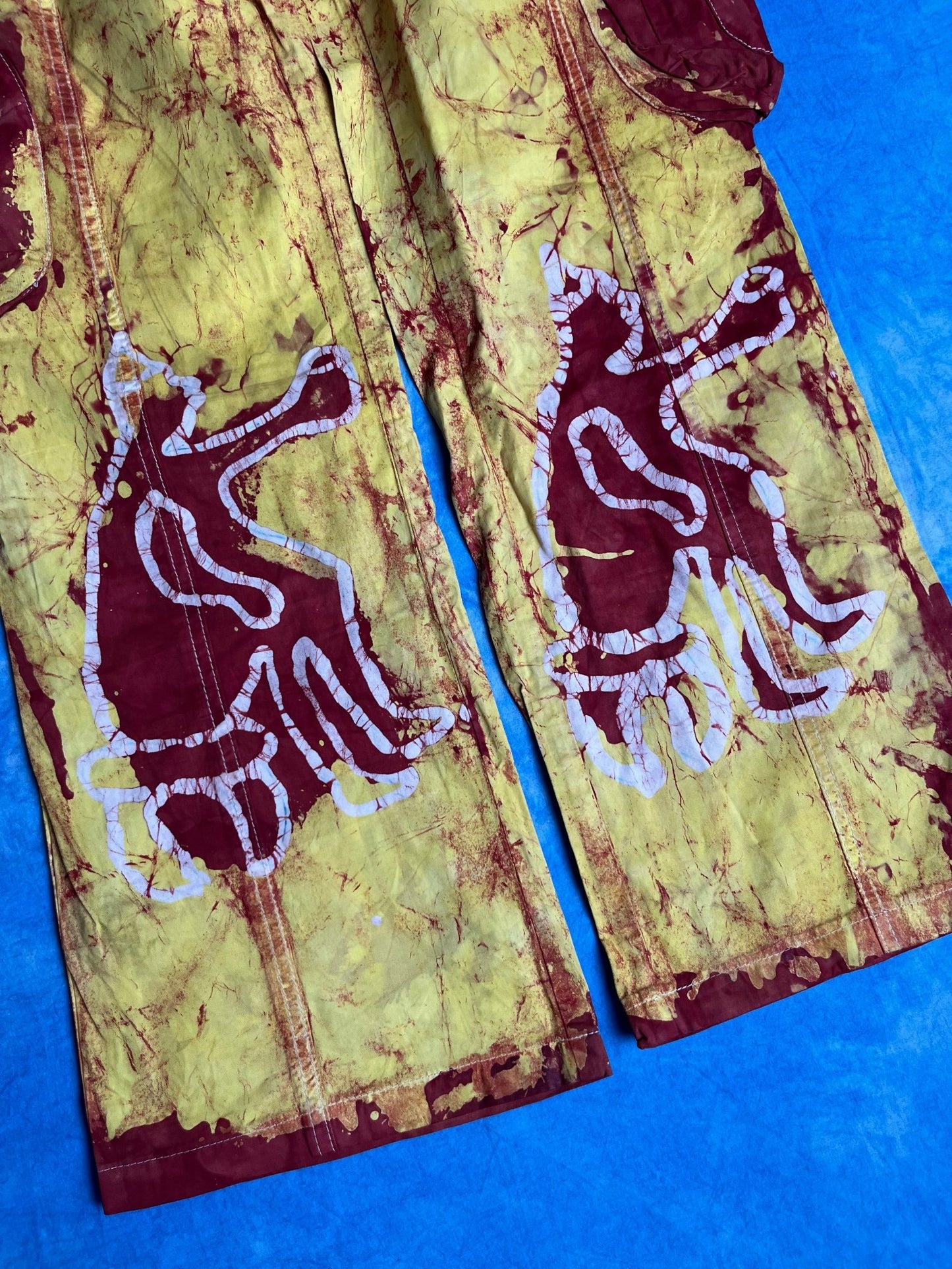 Spodnie Custom Dzwony Yes Esaac 00s S | Piggy Boxer Vintage Shop