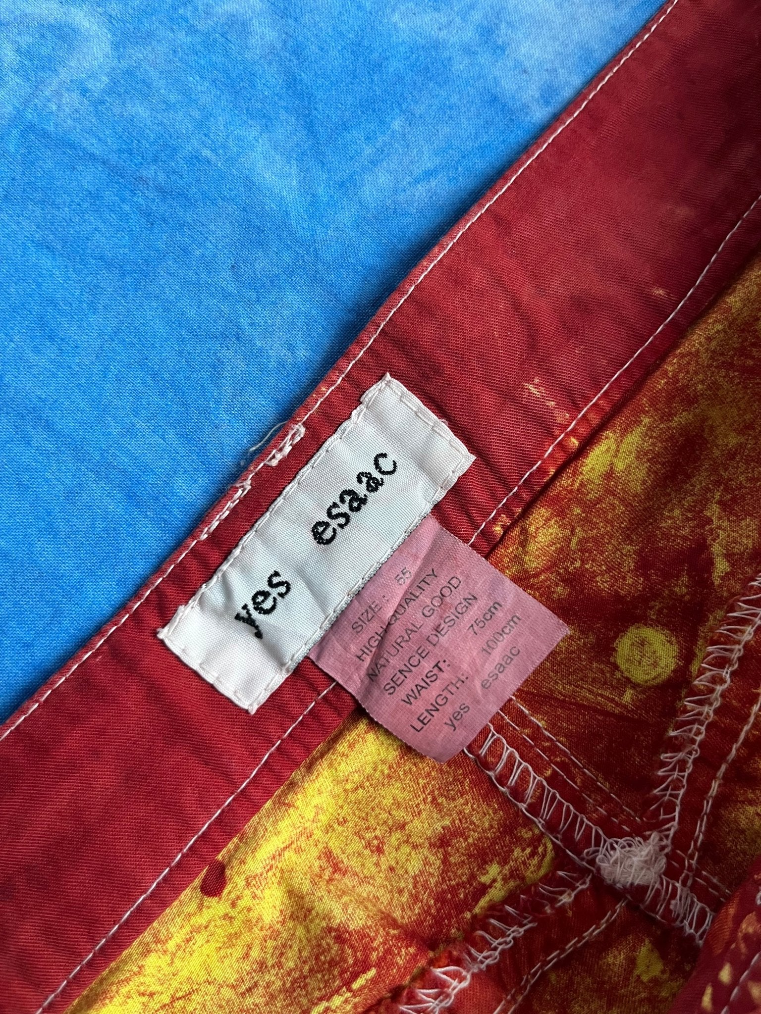 Spodnie Custom Dzwony Yes Esaac 00s S | Piggy Boxer Vintage Shop