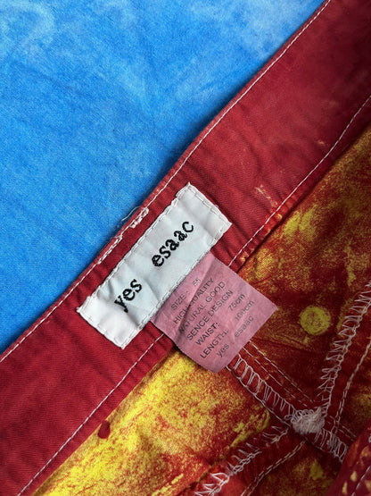 Spodnie Custom Dzwony Yes Esaac 00s S | Piggy Boxer Vintage Shop