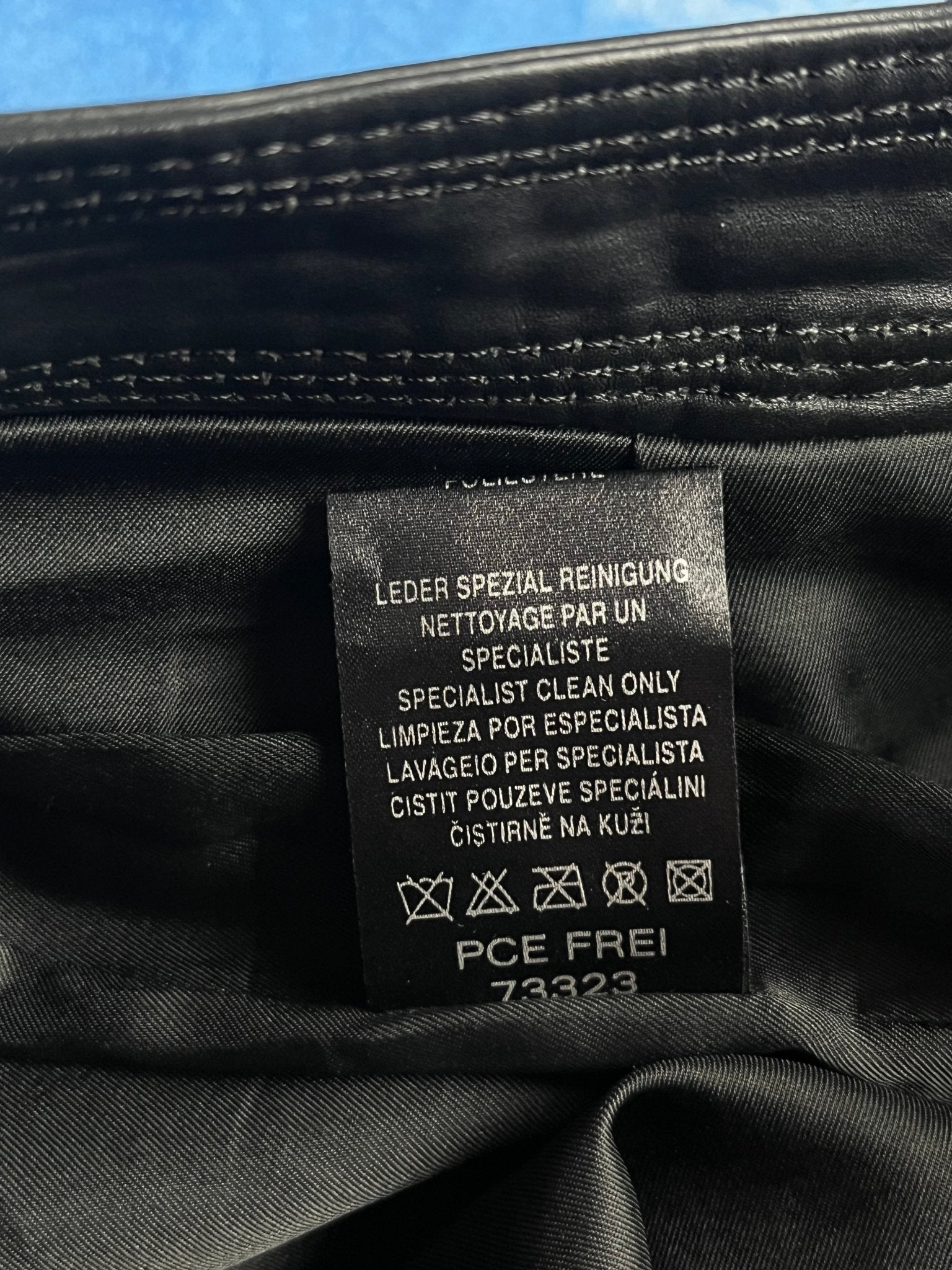 Spodnie Dzwony Skórzane Gypsy Harley Davidson USA 90s W32 | Piggy Boxer Vintage Shop