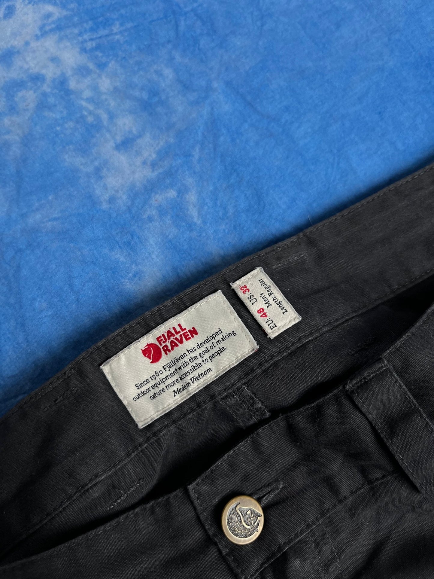 Spodnie Fjallraven Regular Fit Mid Waist G - 1000 W32 | Piggy Boxer Vintage Shop