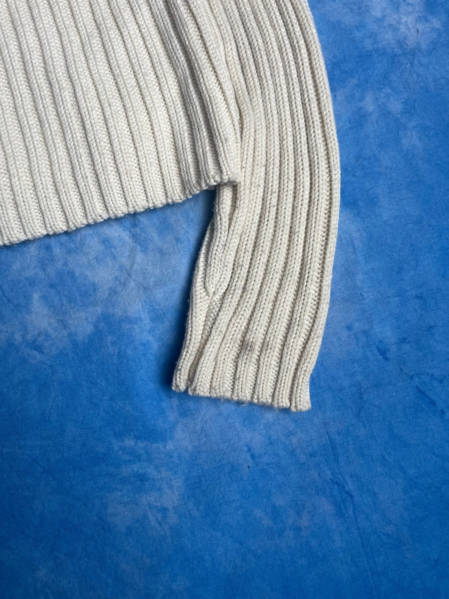 Sweter Rozpinany Wełniany ze Sztucznym Futrem 00s L | Piggy Boxer Vintage Shop