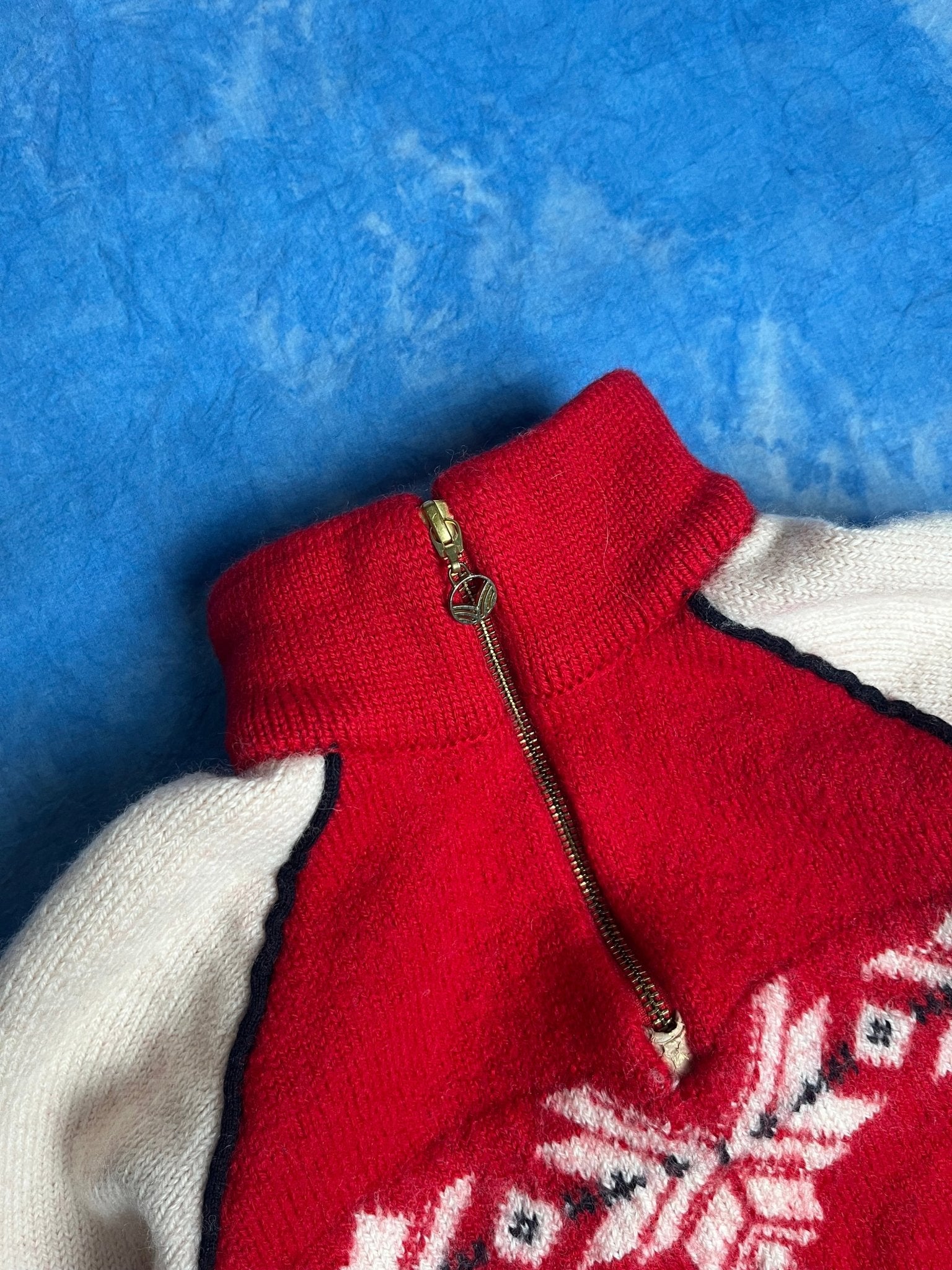 Sweter Wełniany Quarter Zip Dale of Norway 00s XS | Piggy Boxer Vintage Shop