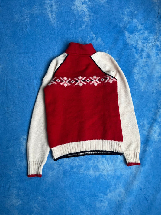 Sweter Wełniany Quarter Zip Dale of Norway 00s XS | Piggy Boxer Vintage Shop