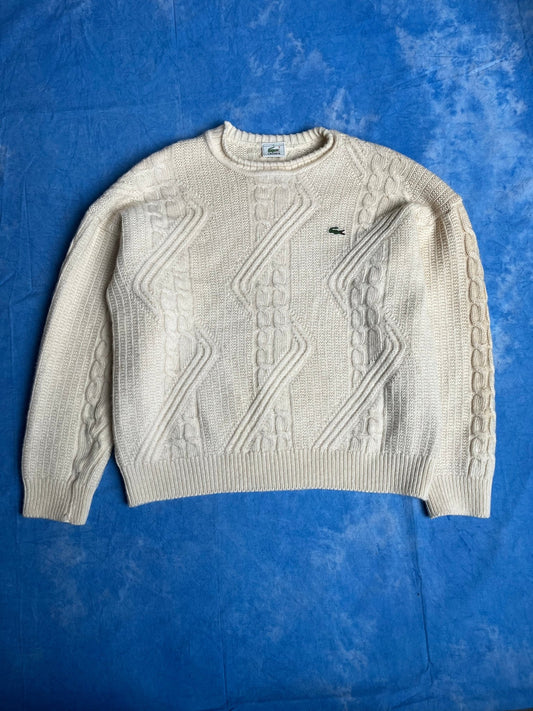 Sweter Wełniany z Dzianiny 90s XL | Piggy Boxer Vintage Shop