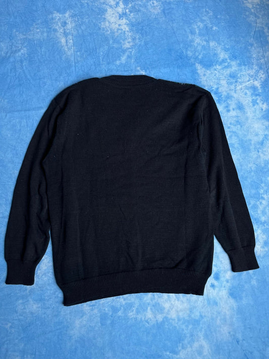 Sweterek Kolorowy V - Neck L 90s | Piggy Boxer Vintage Shop