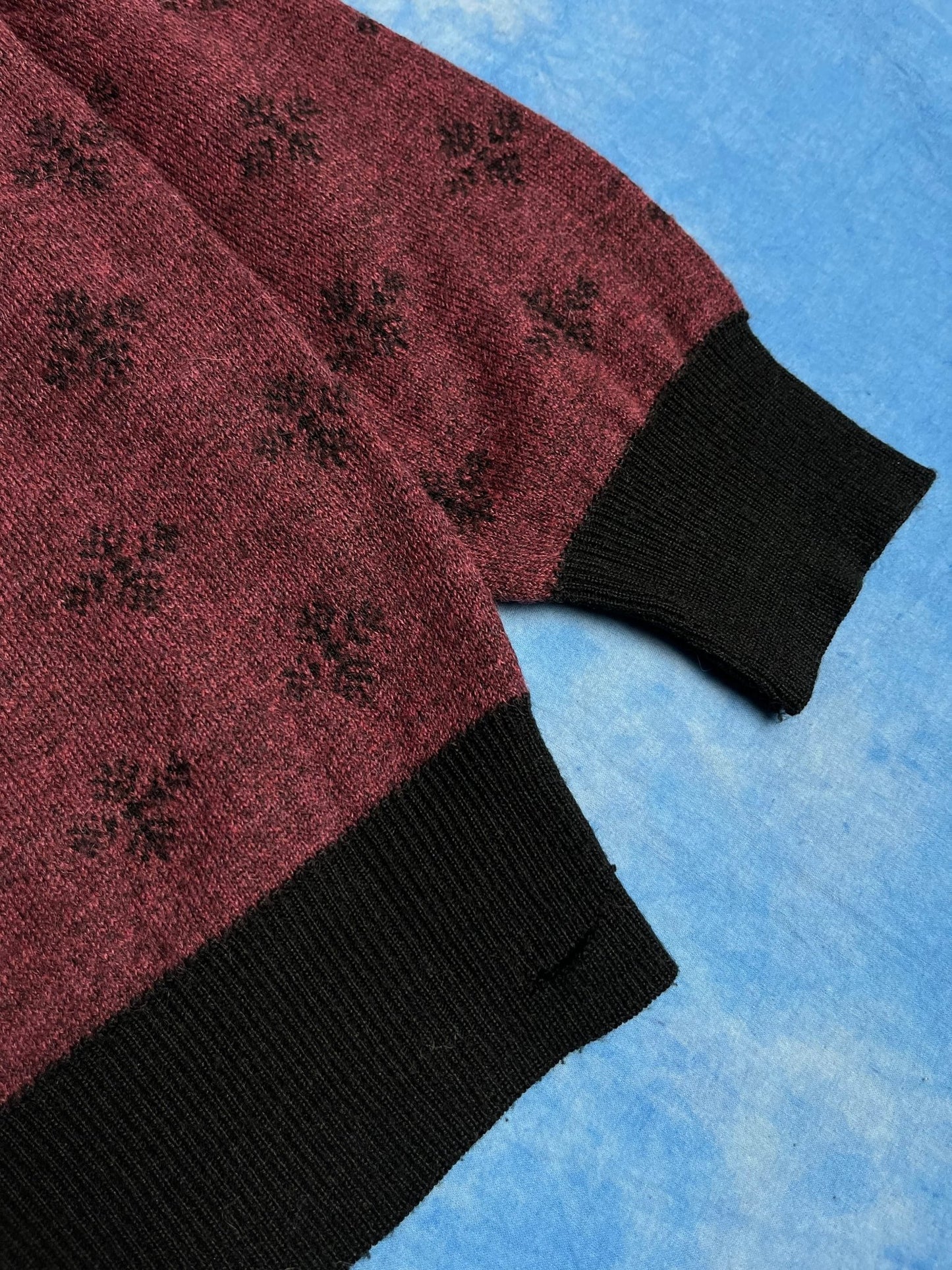 Sweterek Zimowy Narciarski Blend Wełniany 90s L | Piggy Boxer Vintage Shop