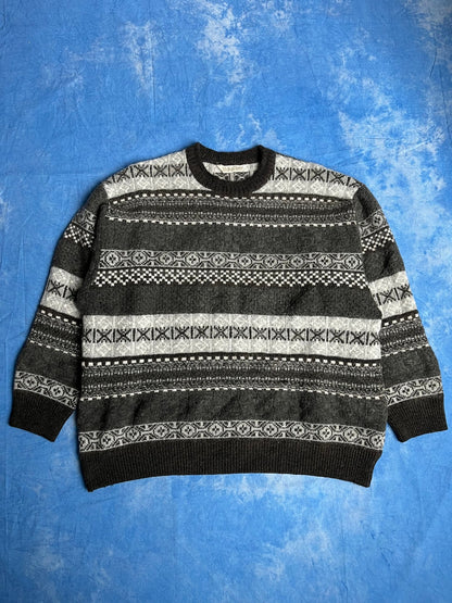 Vintage Sweterek Alpaka Wełniany Blend 90s L | Piggy Boxer Vintage Shop