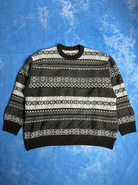 Vintage Sweterek Alpaka Wełniany Blend 90s L | Piggy Boxer Vintage Shop