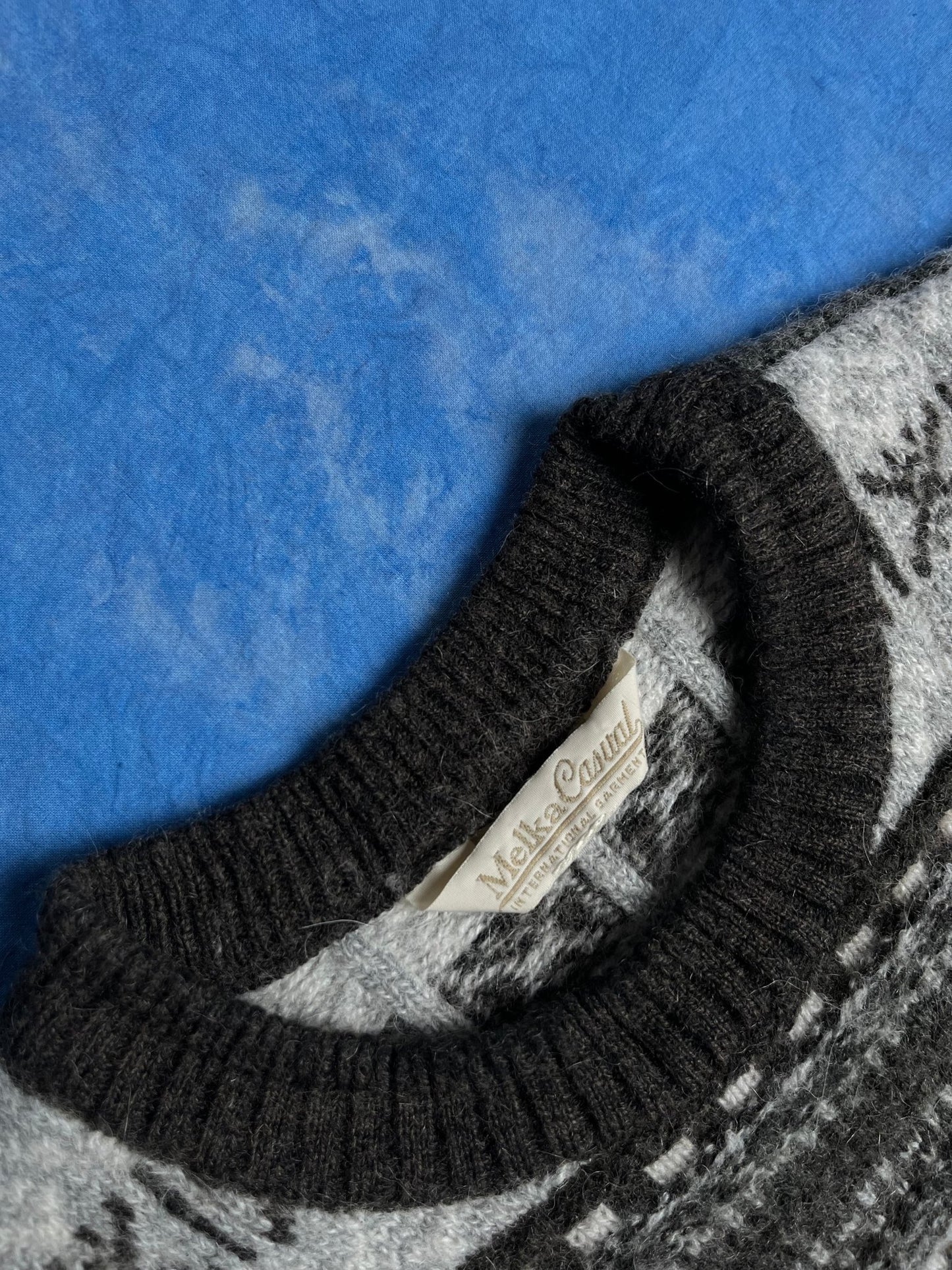 Vintage Sweterek Alpaka Wełniany Blend 90s L | Piggy Boxer Vintage Shop