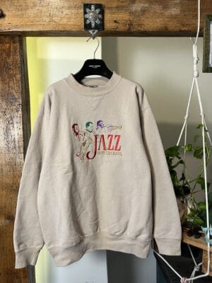 Crewneck Oneita New Orleans Jazz Festival 90s