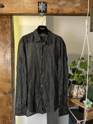 Koszula w paski Hugo Boss Mesh 90s Vintage