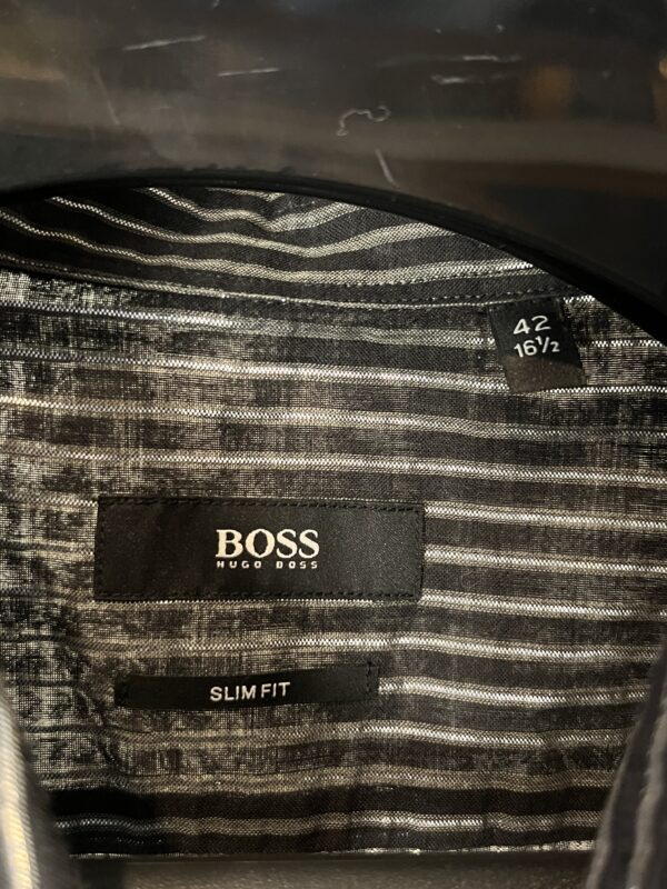 Koszula w paski Hugo Boss Mesh 90s Vintage - obrazek 4