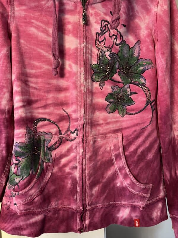 Zip Hoodie Flowers y2k - obrazek 6