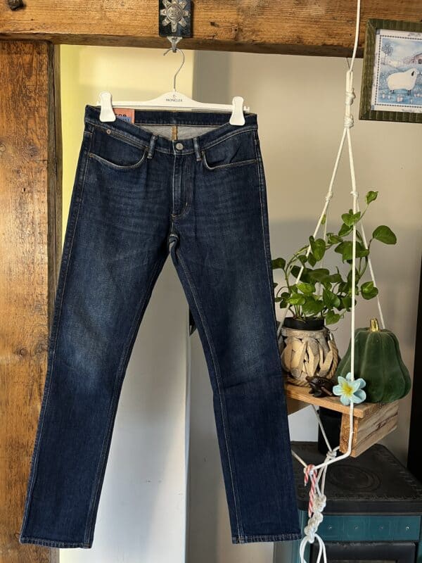 Jeansy Acne Studios Blå Konst Max Dark Blue