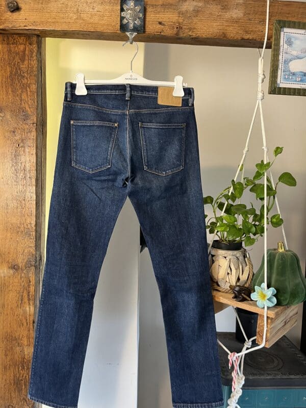 Jeansy Acne Studios Blå Konst Max Dark Blue - obrazek 2