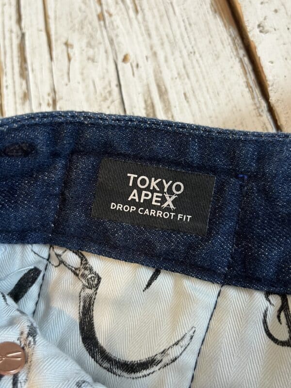 Jeansy Denham Tokyo Apex Drop Carrot Fit - obrazek 7