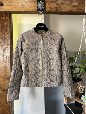 Kurtka Skórzana Snake Pattern 00s