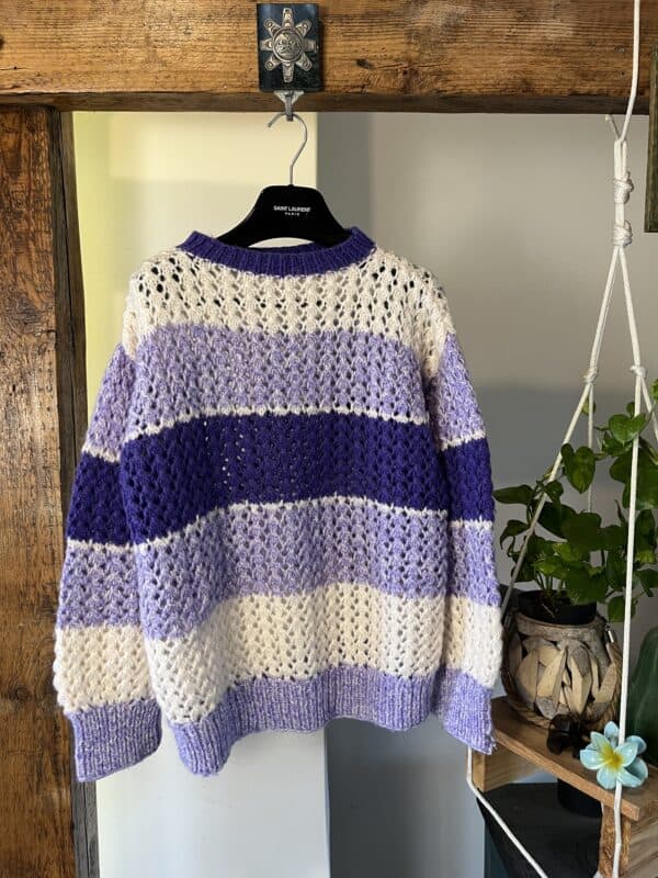 Sweter w Paski Vintage