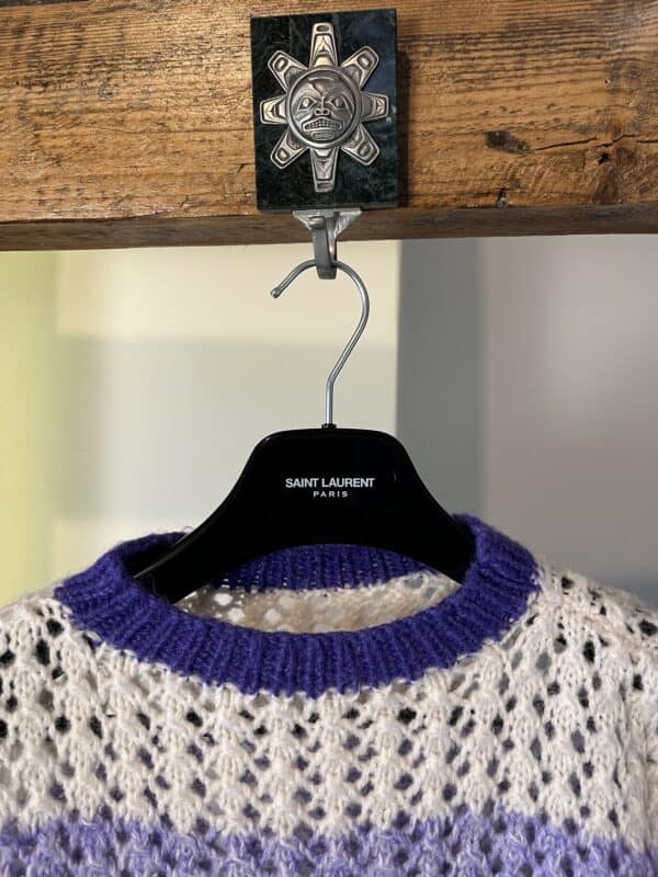 Sweter w Paski Vintage - obrazek 3